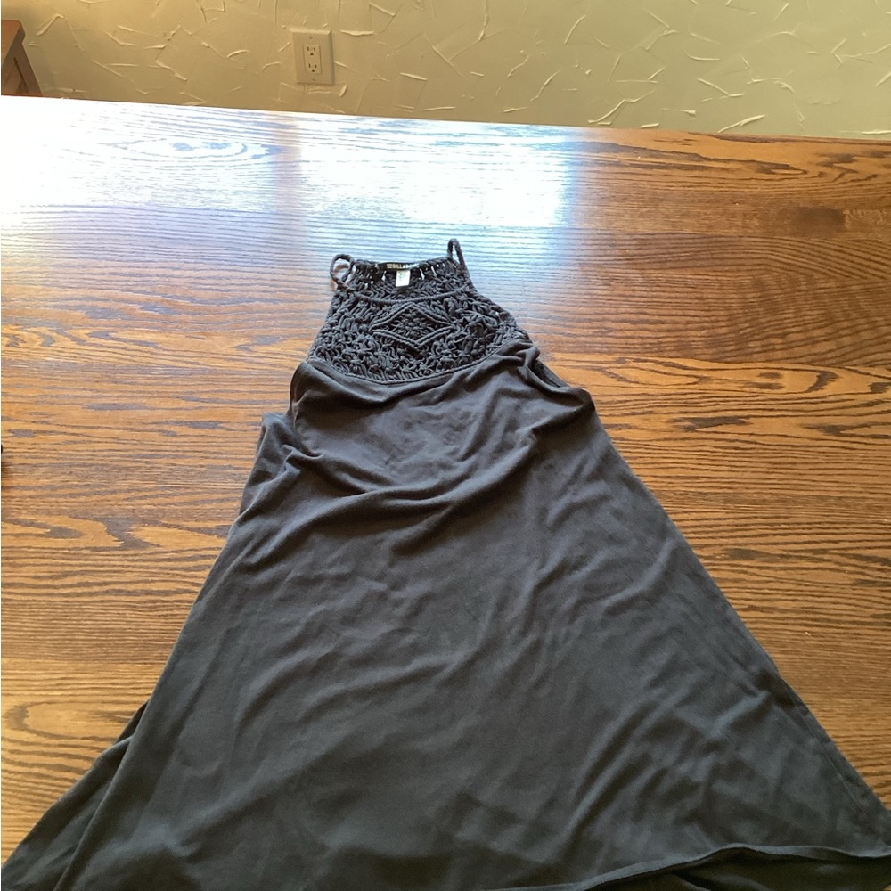 Billabong Black Backless Dress